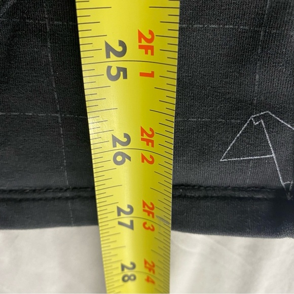 Twik by Simons Women’s Origami Bird Print Black hooded Tshirt w Blue Accents M - Picture 7 of 7